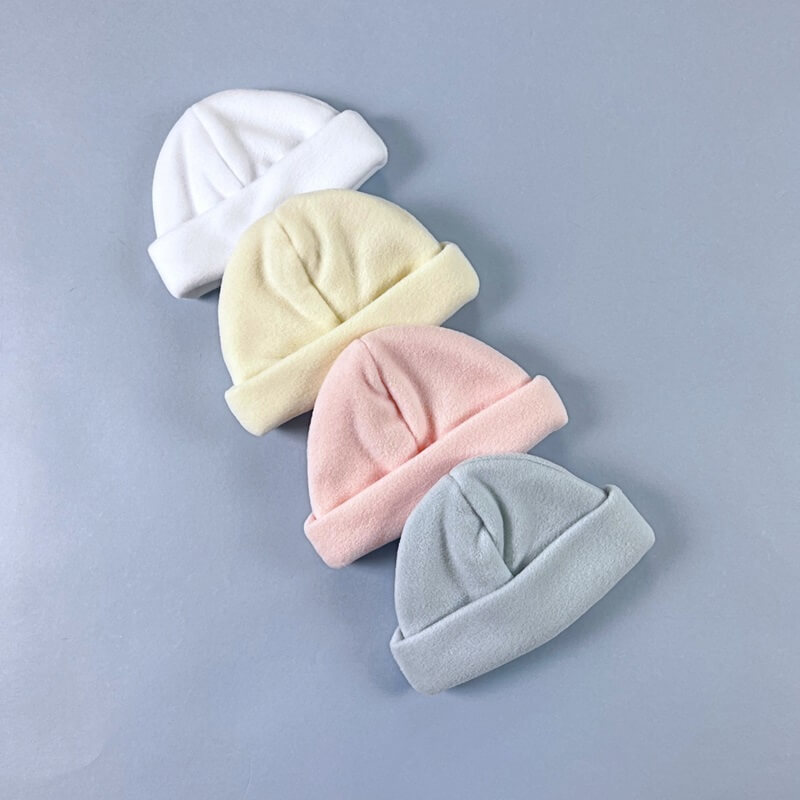 Touca Roupa Recem Nascido Menina Touca Para Bebê Soft Bege Laleblu